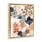 Stupell Industries Abstract Botanical Shape Collage Framed Floater Canvas Wall Art